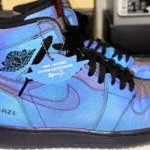 Air Jordan 1 Retro Zoom High Fearless Mens 10.5. Pre owned.
